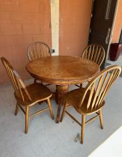 Table and chairs