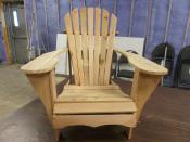 Muskoka chair from the front